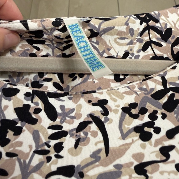 NWT Beachtime UPF 50+ / cooling effect sleeveless ruffled bottom dress, size XL - Picture 5 of 6